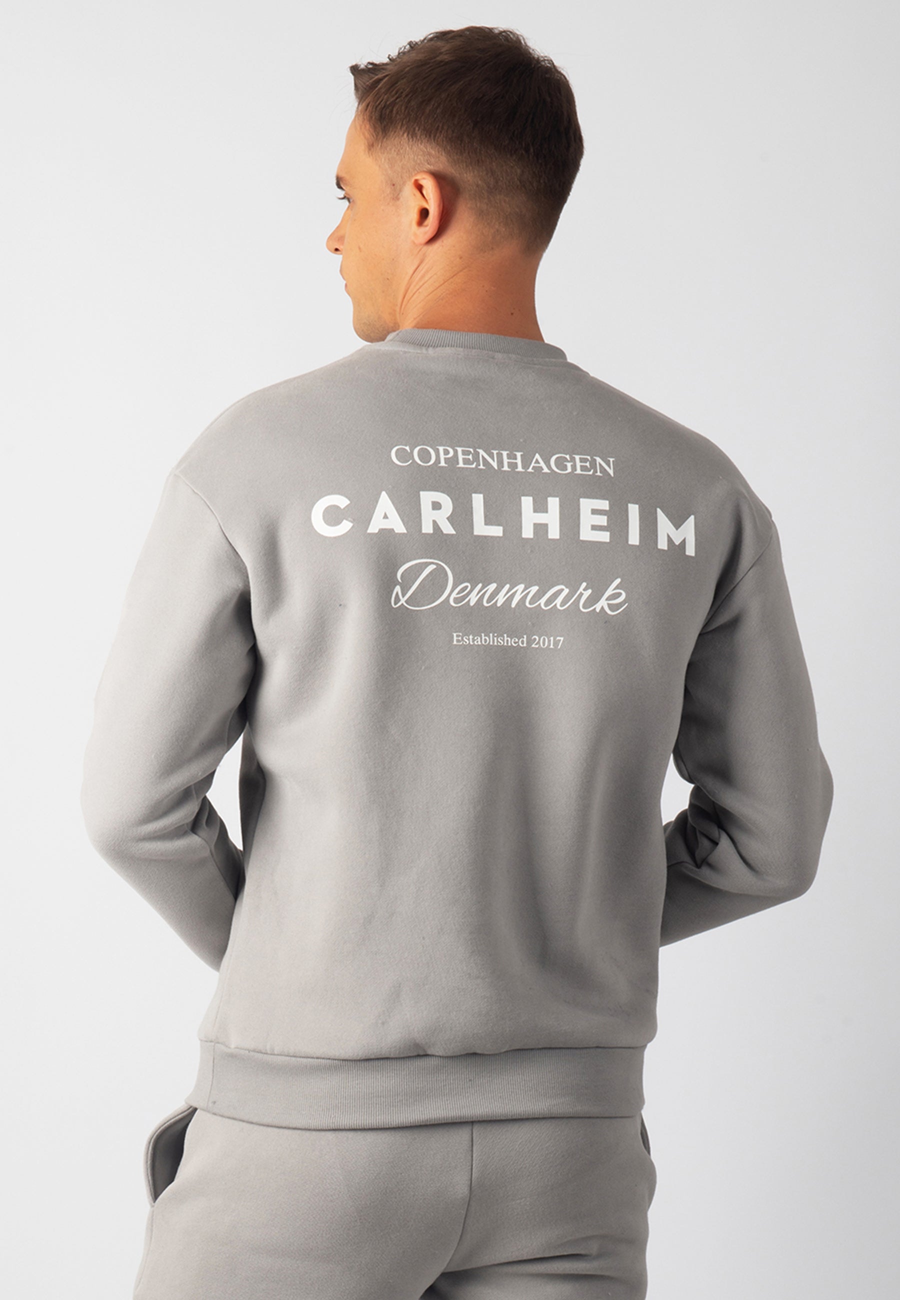 Hudson Branded Sweatshirt (Stone Grey) – Carlheim