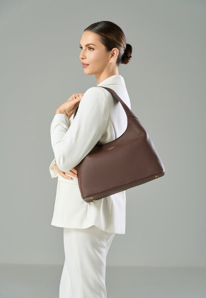 Viviana Midi - Genuine Leather Hobo Bag | Carlheim