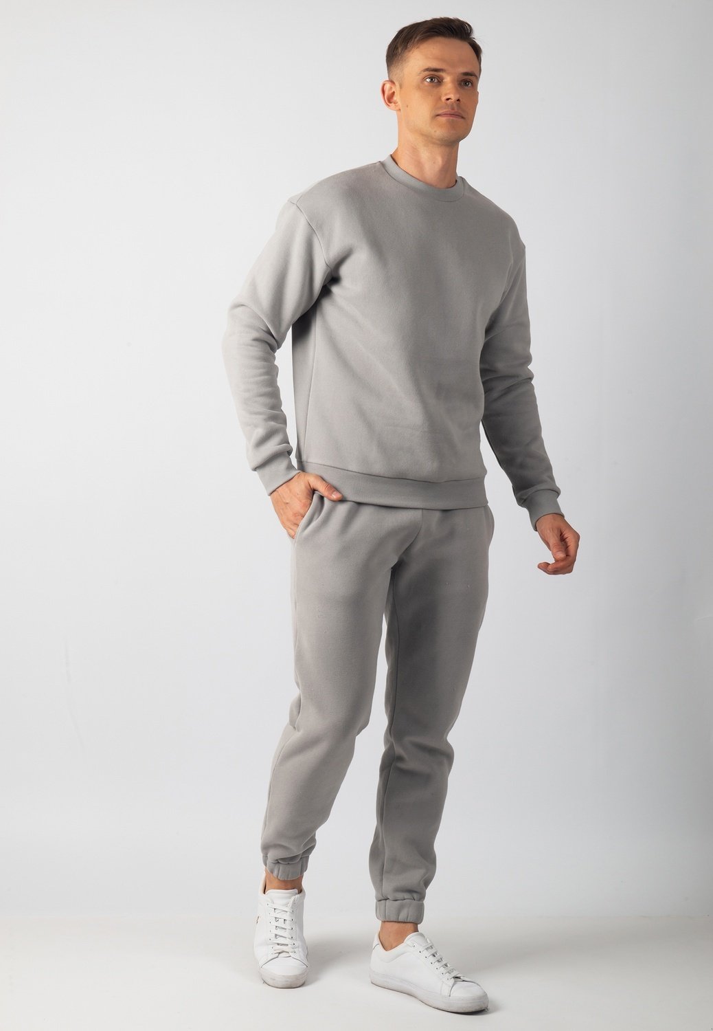 Hudson Branded Sweatshirt (Stone Grey) – Carlheim