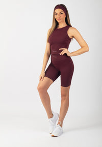 Serenita Shorts 8" (Burgundy)