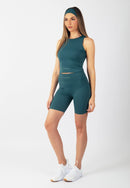 Serenita Shorts 8" (Teal Green)
