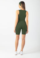 Serenita Shorts 8" (Khaki Green)