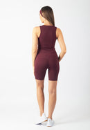 Serenita Shorts 8" (Burgundy)