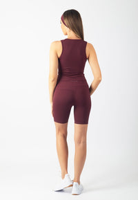 Serenita Shorts 8" (Burgundy)