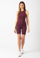 Serenita Shorts 8" (Burgundy)