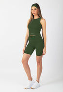 Serenita Shorts 8" (Khaki Green)