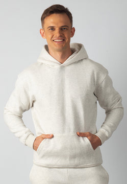 Hudson Hoodie (Marl White)