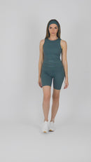 Serenita Shorts 8" (Teal Green)