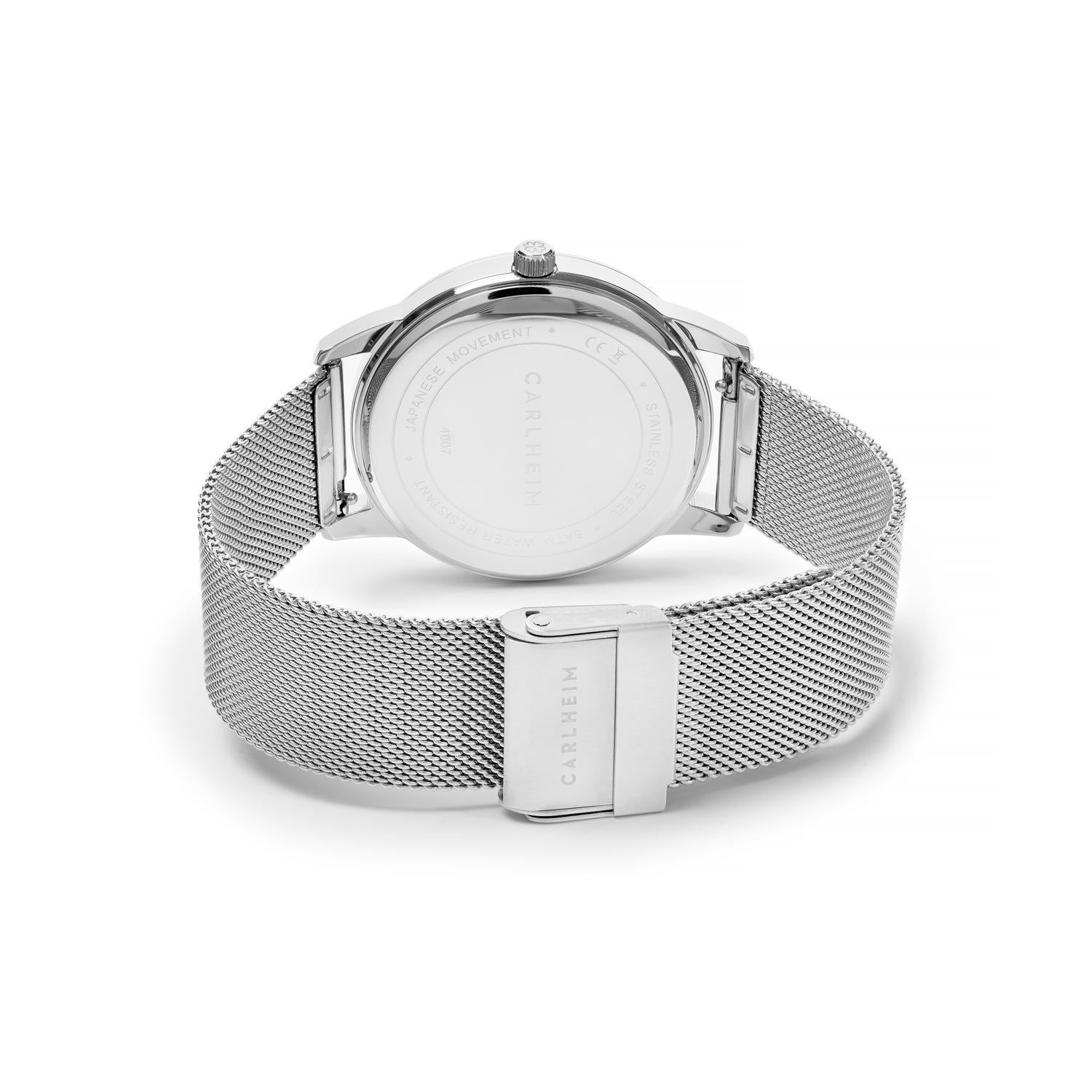 Carlheim Men's Watches Carl 4007 Silver Japanese Quartz Carlheim Men's Watches Carl 4007 Silver Japanese Quartz